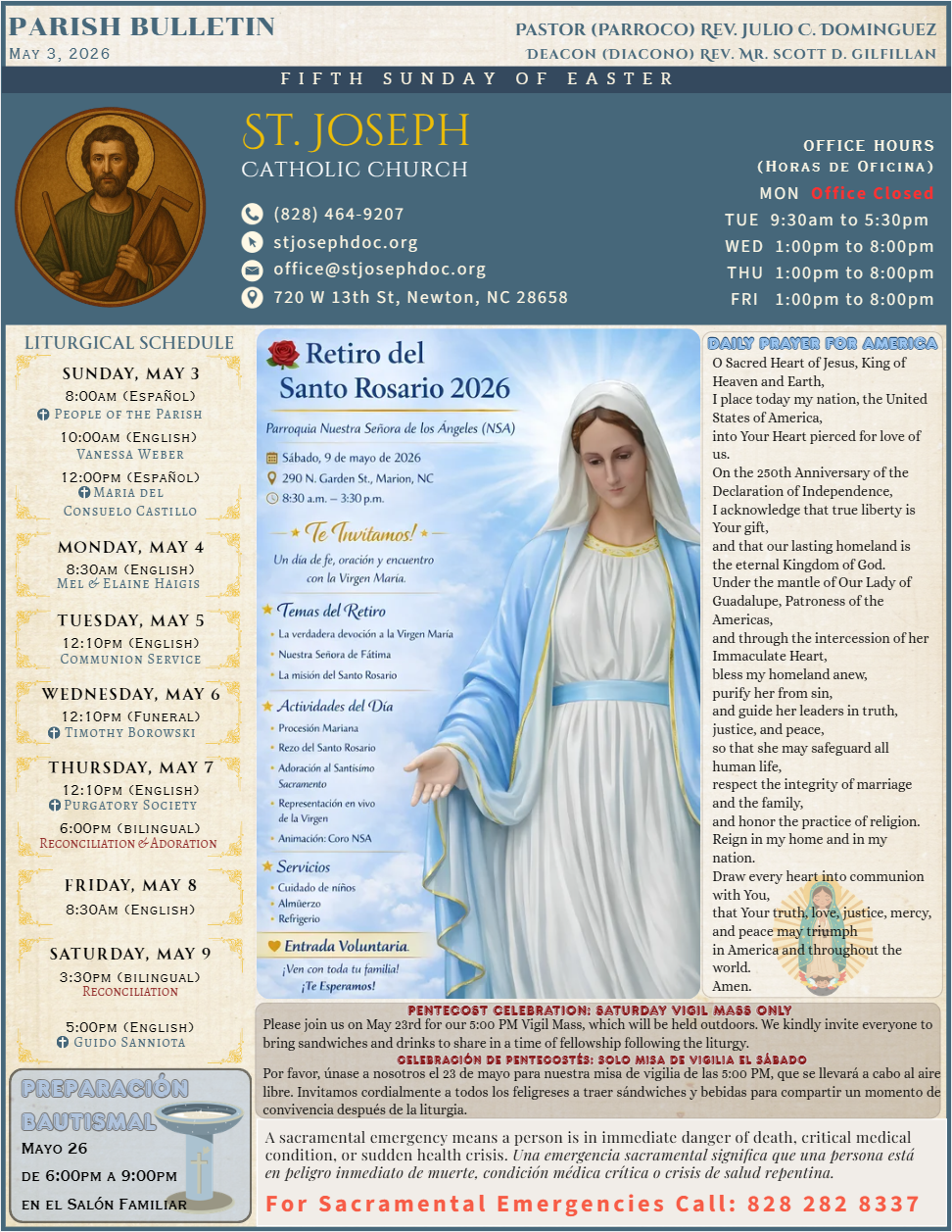 April 26 Bulletin