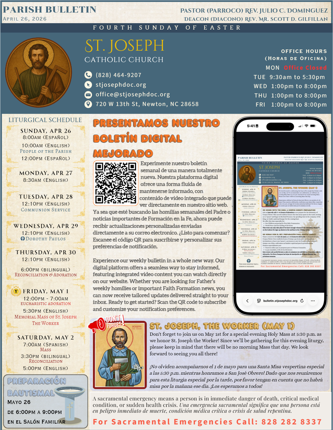 May 3 Bulletin