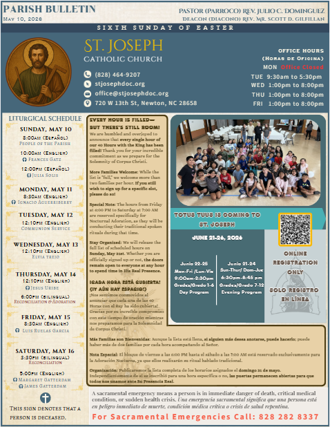 May 10 Bulletin