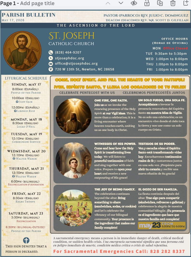 May 17 Bulletin