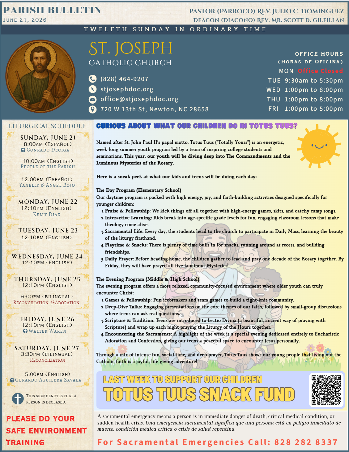 June 21 Bulletin