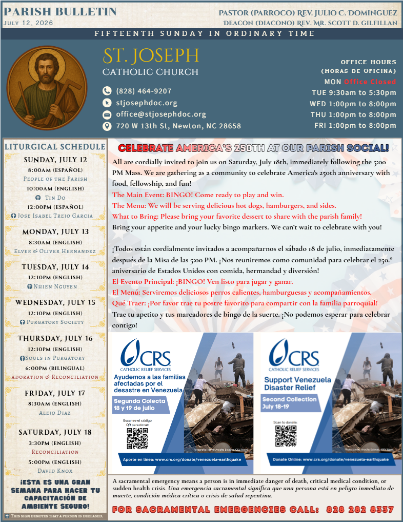 July 12 Bulletin