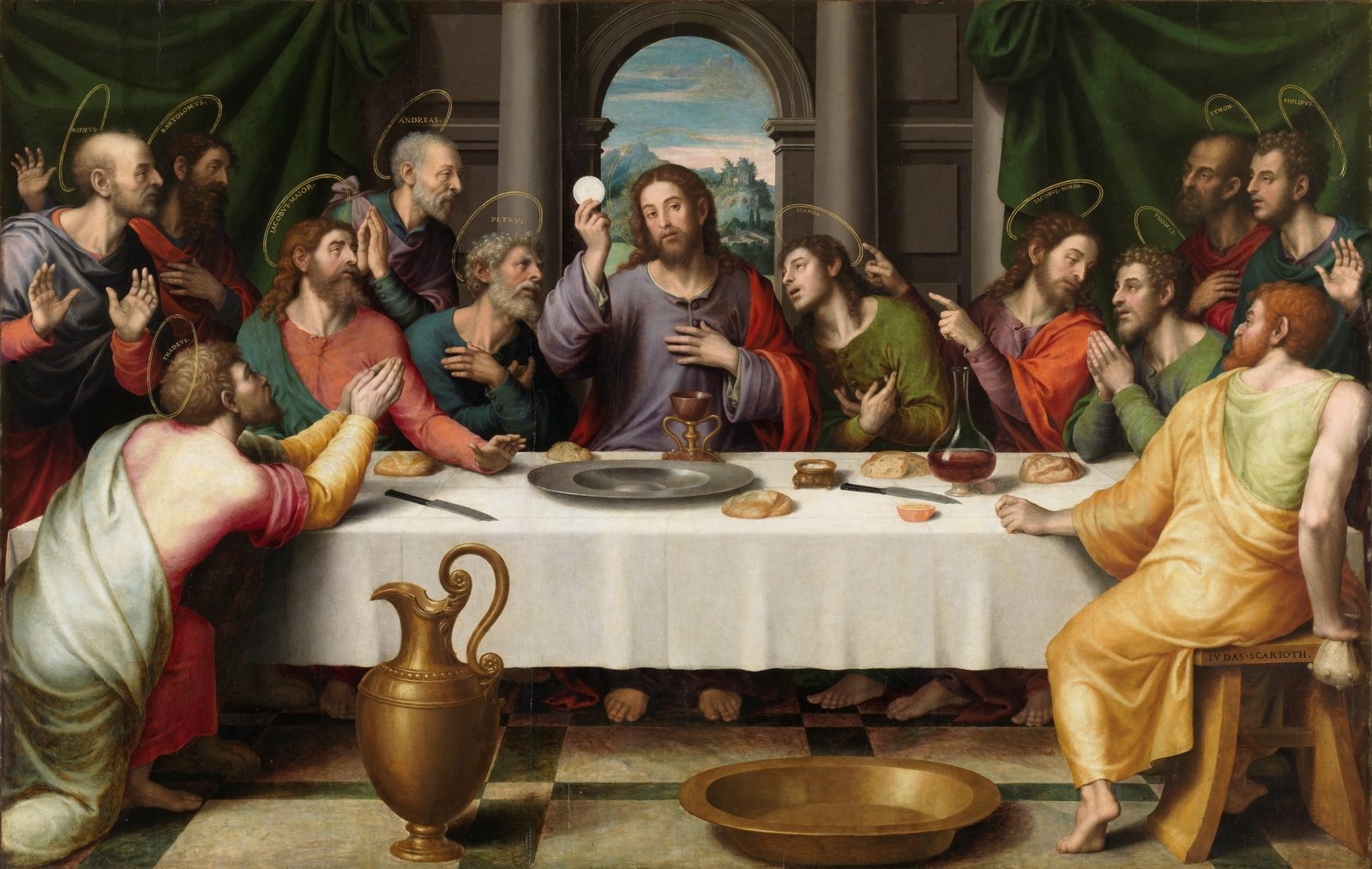 Ultima Cena Painted by Juan de Juanes